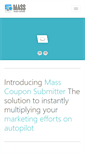 Mobile Screenshot of masscouponsubmitter.com